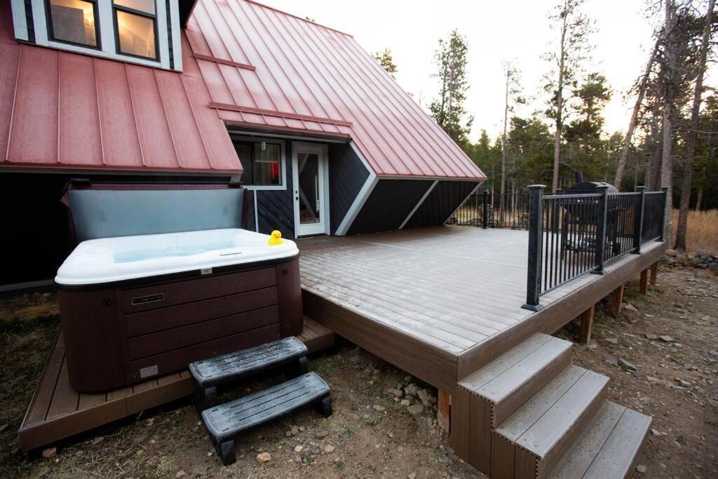 Little Gem Lodge Unique Mtn A-Frame W Hot Tub Black Hawk Luaran gambar